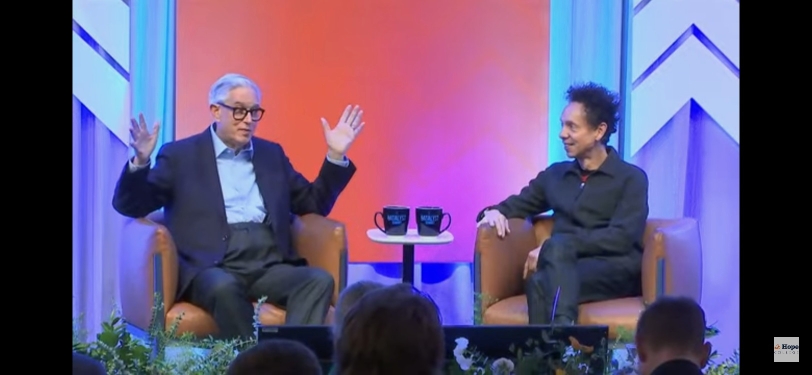 Doug Conant and Malcolm Gladwell at the Catalyst Summit